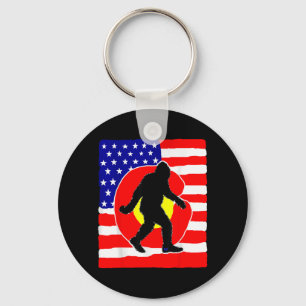 Chaveiro Pé Grande Colorado Bandeira Americana Sasquatch Pa