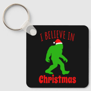 Chaveiro Pé Grande Engraçado Eu Acredito No Natal