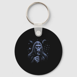 Chaveiro Pé grande engraçado soprando sasquatch desejos de
