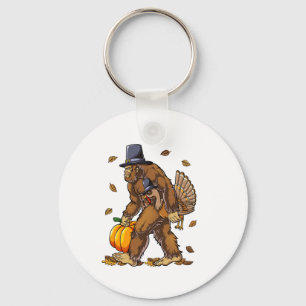 Chaveiro Pé Grande Peregrino Turquia Pumpkin Dia de Ação de