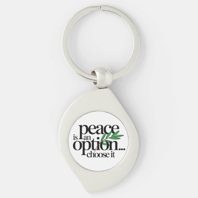 Chaveiro Peace is a Choice (Frente)