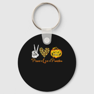 Chaveiro Peace Lepard Love Scarpkin Pumpkin Halloween Costu