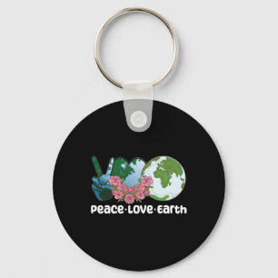 Chaveiro Peace Love Earth Day 1