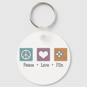 Chaveiro Peace Love Film