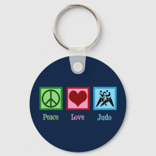 Chaveiro Peace Love Judo