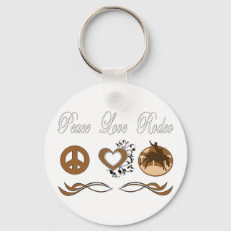 Chaveiro Peace Love Rodeo