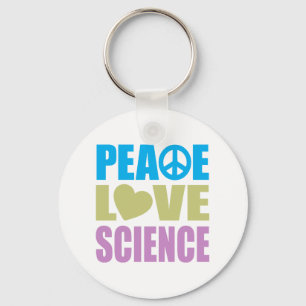 Chaveiro Peace Love Science