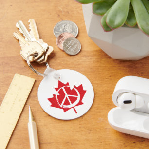 Chaveiro Peace Symbol Canada is Not for Sale to USA