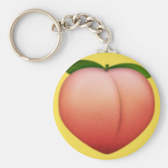 Chaveiro Peach emoji (Frente)