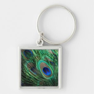 Chaveiro Peacock Feather Lucky