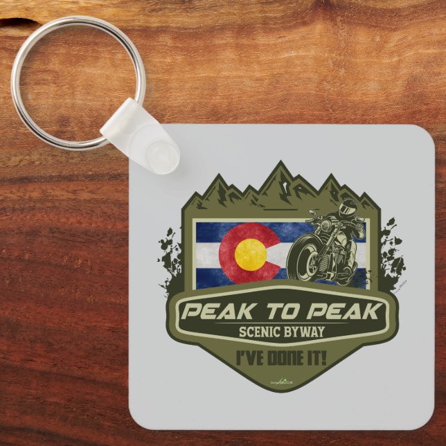 Chaveiro Peak to Peak Scenic Byway Moto 01 (Frente)