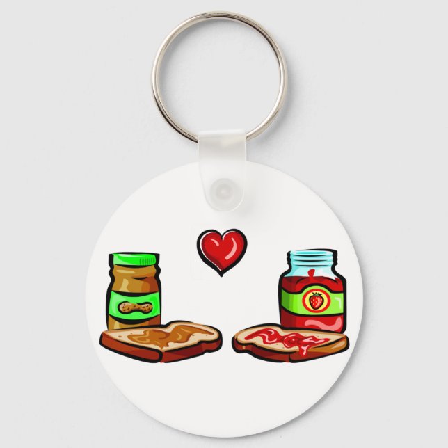 Chaveiro Peanut Butter ama Jelly (Frente)