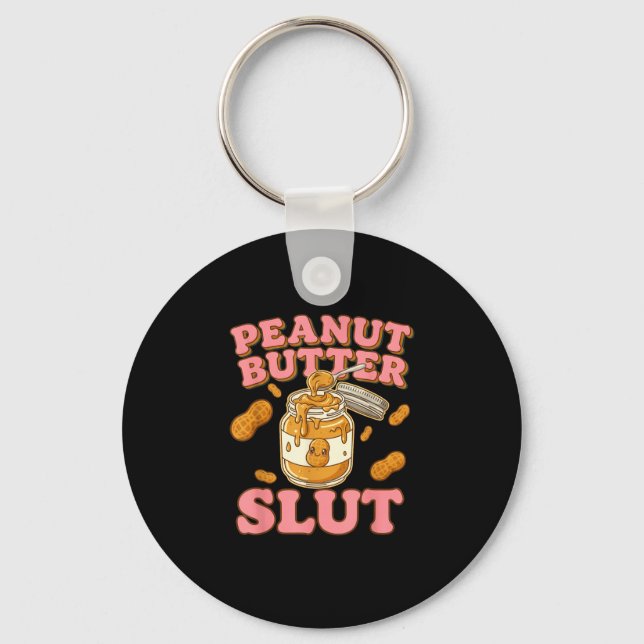 Chaveiro Peanut Butter Funny Peanut Butter Lovers Apparel  (Frente)