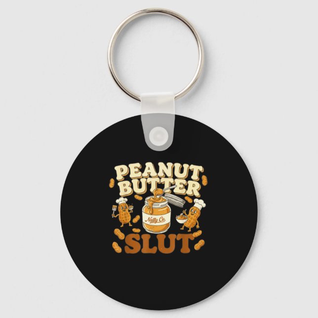 Chaveiro Peanut Butter Funny Peanut Butter Lovers Apparel  (Frente)