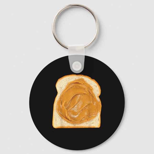 Chaveiro Peanut Butter On Bread Slice Costume Halloween Foo (Frente)
