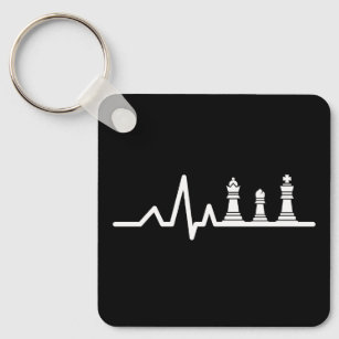 Chaveiro de Xadrez Peão Preto (Peça maciça) #ChessMania