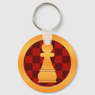 Chaveiro Peça de Xadrez Dourada