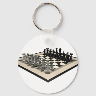 Chaveiro Peças de xadrez e de xadrez: