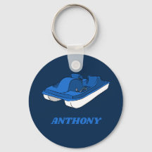 Pedal Boat Blue e White Personalizado