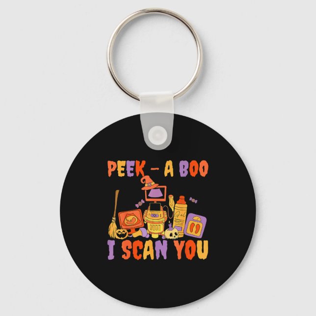 Chaveiro Peek A Boo I Scan You Soky Sonographer Ultrasound  (Frente)