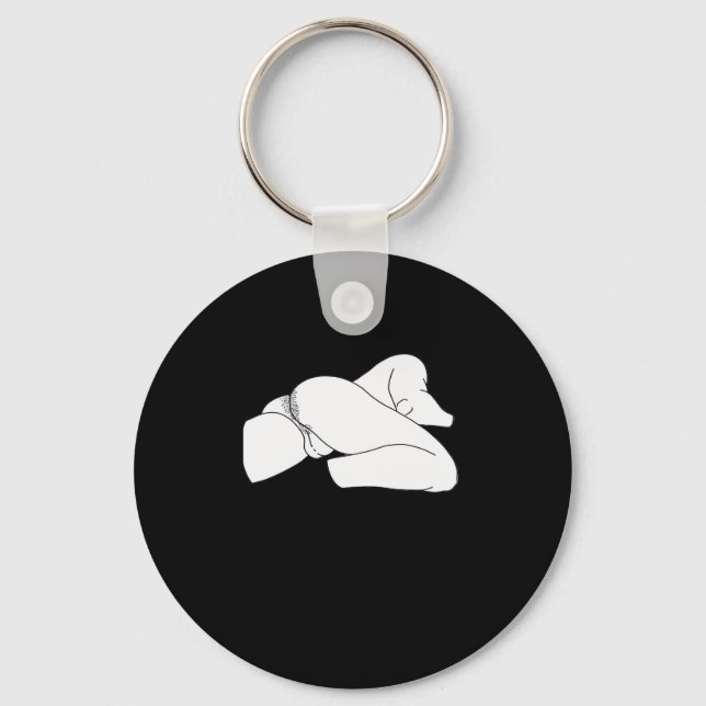 Chaveiro Peekaboo Clássico Engraçado (Frente)