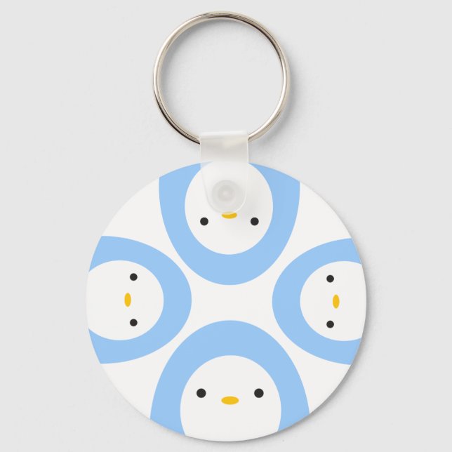 Chaveiro Peekaboo Penguins (Frente)