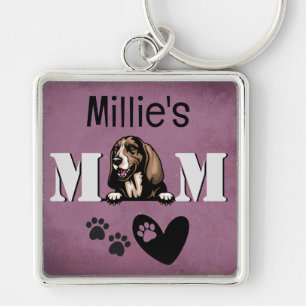 Chaveiro Peeking Personalizado do Hound Basset