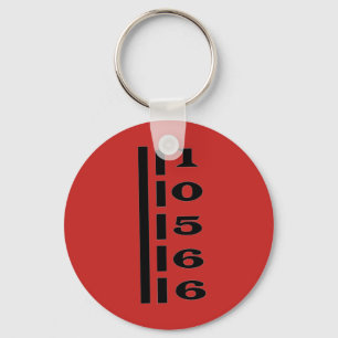 Chaveiro Peekskill, corrente chave de código postal de NY