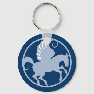 Chaveiro Pegasus no círculo em circle