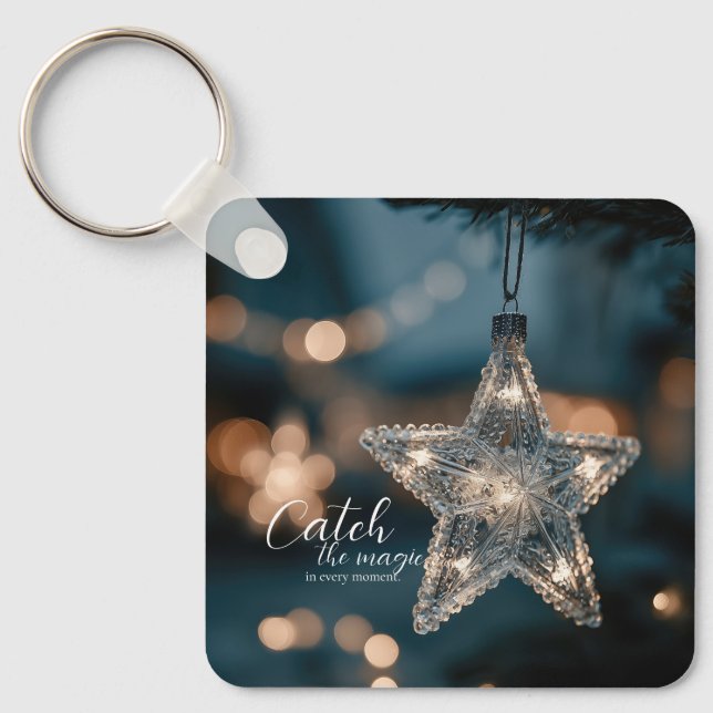 Chaveiro Pegue a Estrela Mágica de Natal (Frente)