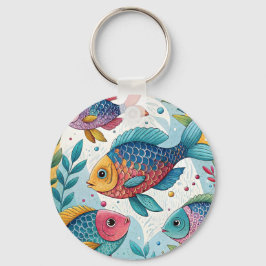 Chaveiro Peixe-arco-íris submarino
