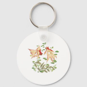 Chaveiro Peixe Dourado Chinês - Boa Sorte