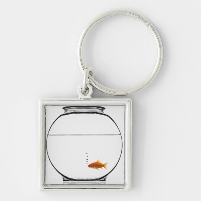 Chaveiro Peixe dourado na bacia (Frente)