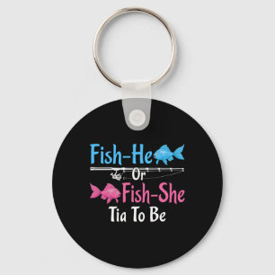 Chaveiro Peixe-ele ou Peixe-ela Tia Para Revelar o Sexo Ba