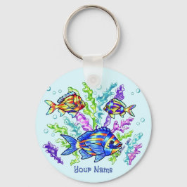 Chaveiro Peixes de Coral do Mar
