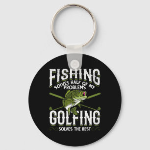 Chaveiro Peixes Engraçados de Golfe Soluciona Metade dos Me