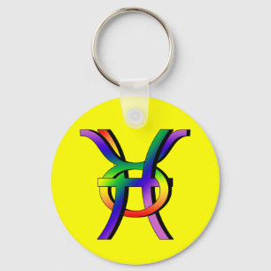 Chaveiro Peixes & Taurus de GLBT