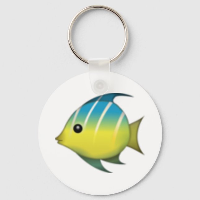 Chaveiro Peixes Tropicais - Emoji (Frente)