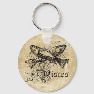Chaveiro Peixes Vintage Zodiac