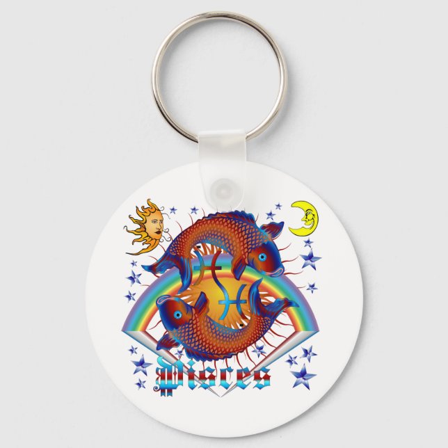 Chaveiro Peixes-Zodiac-V-1 (Frente)