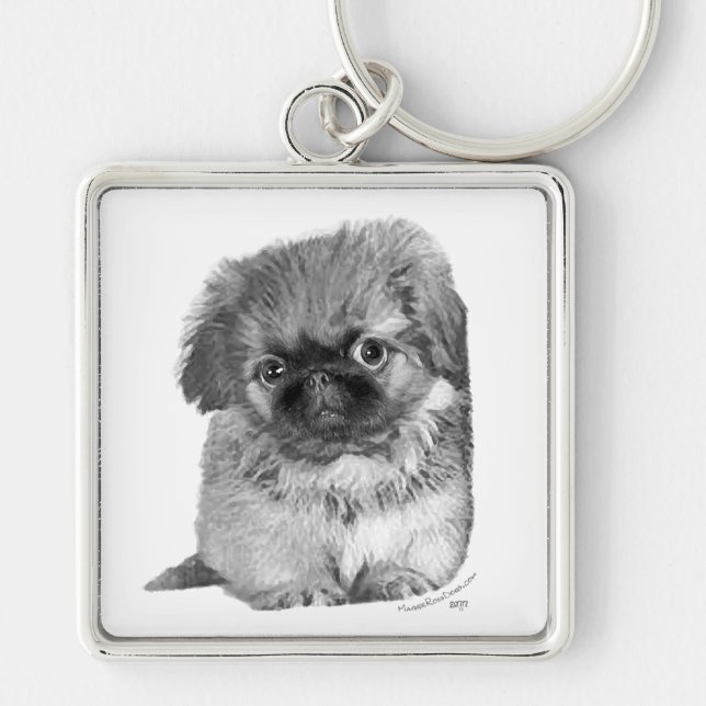 Chaveiro Pekingese Puppy (Frente)