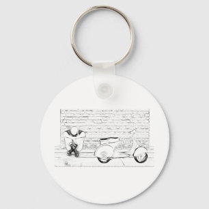 Chaveiro Pele do patinete