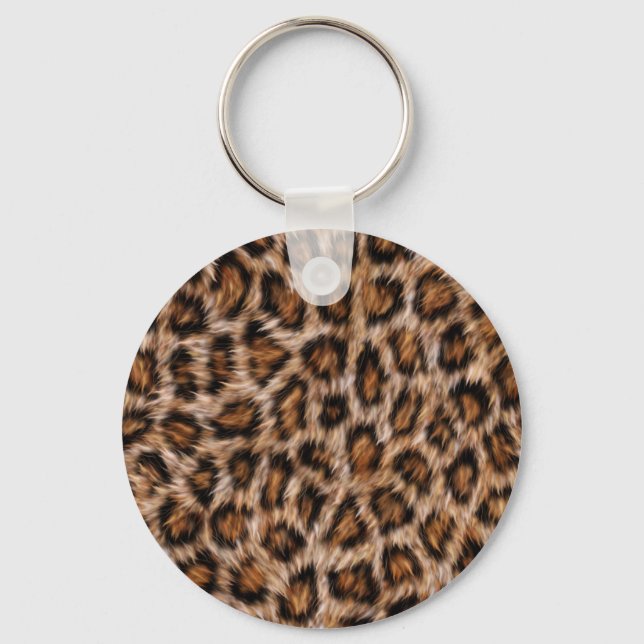 Chaveiro Peles-leopardo Peles Peles com pelo Jaguar Pele de (Frente)