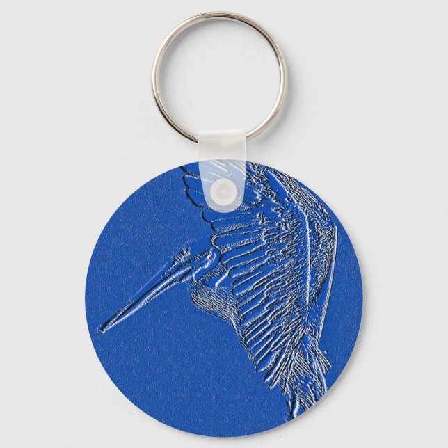 Chaveiro Pelican, Blue art_ (Frente)