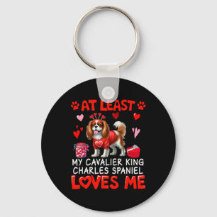 Chaveiro Pelo Menos Cavalier King Charles Spaniel Me Ama V