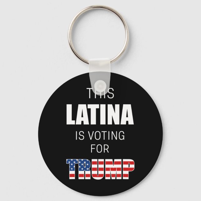 Chaveiro Pelo Presidente Eleitoral Trump 2020 Mulheres hisp (Frente)