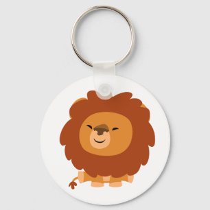 Chaveiro peluches bonito do leão dos desenhos