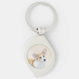 Chaveiro Pembroke Welsh Corgi - Pintura Original para Cacho