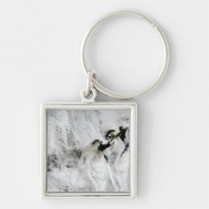 Chaveiro Pena do vulcão de Okmok, ilhas Aleutian 2