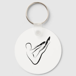 Chaveiro Penas de pilates